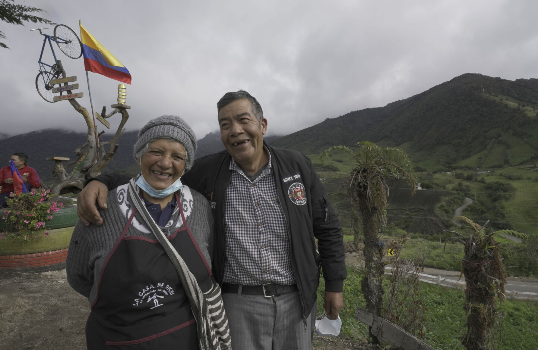 APTOPIX Ecuador Tokyo Olympics Cycling